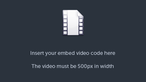 Insert your embed video code here