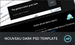 Nouveau Dark Portfolio Theme